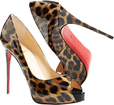 louboutin leopard print trail shoes